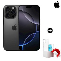 Apple Iphone 16 Pro 256Gb Esim - Black Titanium + Mica y case de regalo